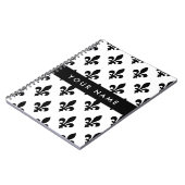 Fleur de Lis, Black on White, Black, Your Name Notitieboek (Linkerzijde)