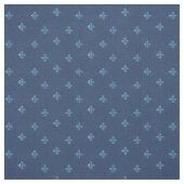 Fleur de Lis Blue French  Pattern Stof (Swatch)