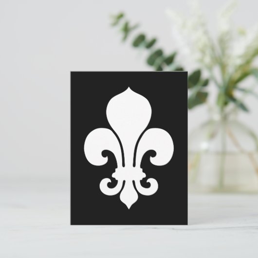 Fleur De Lis Briefkaart (Staand voorkant)