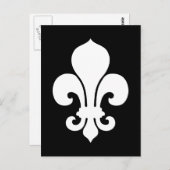 Fleur De Lis Briefkaart (Voorkant / Achterkant)
