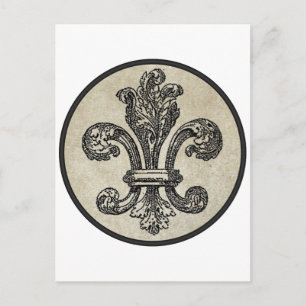 Fleur de Lis Briefkaart