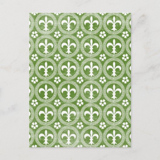 Fleur De Lis Briefkaart (Voorkant)
