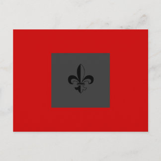 Fleur de lis briefkaart