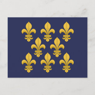 Fleur-de-lis Briefkaart