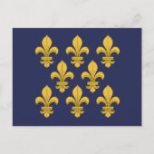 Fleur-de-lis Briefkaart (Voorkant)