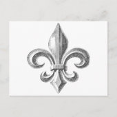 Fleur de Lis Briefkaart (Voorkant)