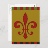 Fleur De Lis Briefkaart (Voorkant / Achterkant)