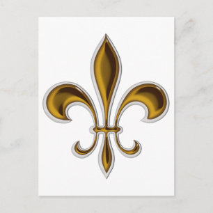 Fleur De Lis Briefkaart