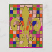 Fleur De Lis Briefkaart (Voorkant)