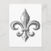 Fleur de Lis Briefkaart (Voorkant)