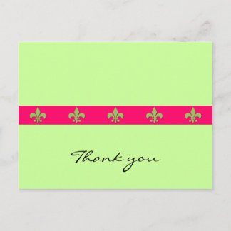 Fleur de lis-briefkaart briefkaart