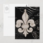  Fleur de Lis...briefkaart Briefkaart (Voorkant / Achterkant)