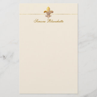 Fleur-de-lis Briefpapier