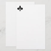 Fleur De Lis Briefpapier (Voorkant / Achterkant)
