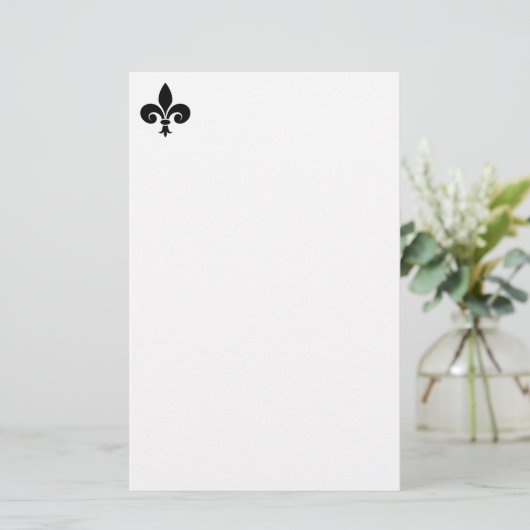 Fleur De Lis Briefpapier (Staand voorkant)