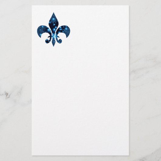 Fleur de Lis Briefpapier (Voorkant)