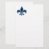 Fleur de Lis Briefpapier (Voorkant / Achterkant)