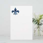 Fleur de Lis Briefpapier (Staand voorkant)