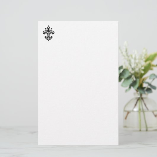 Fleur De Lis Briefpapier (Staand voorkant)