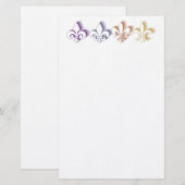 Fleur de Lis Briefpapier (Voorkant / Achterkant)