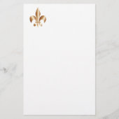 Fleur de lis briefpapier (Voorkant)