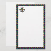 Fleur De Lis Briefpapier (Voorkant / Achterkant)