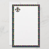 Fleur De Lis Briefpapier (Voorkant)