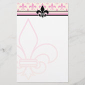 Fleur de Lis Briefpapier Design (Voorkant)