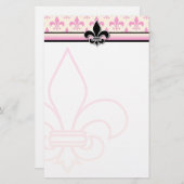 Fleur de Lis Briefpapier Design (Voorkant / Achterkant)