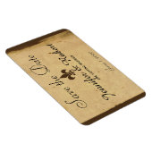  Fleur De Lis Bruiloft Save the Date Magneet (Rechterzijde)