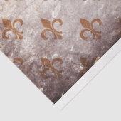 Fleur De Lis Bruin Decoupage Papier (Detail)