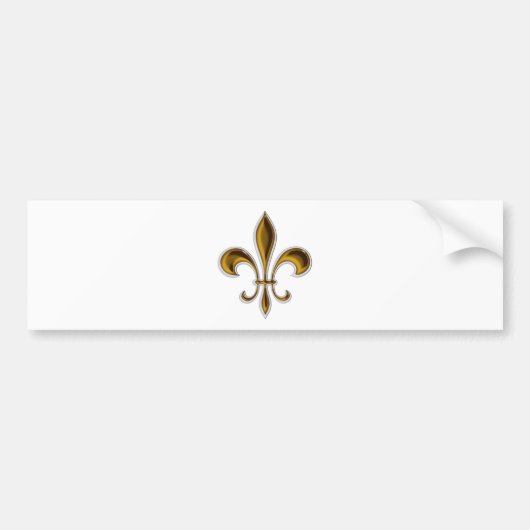 Fleur De Lis Bumpersticker (Voorkant)