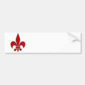 Fleur de Lis Bumpersticker (Voorkant)