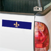 Fleur de lis bumpersticker (Op Truck)