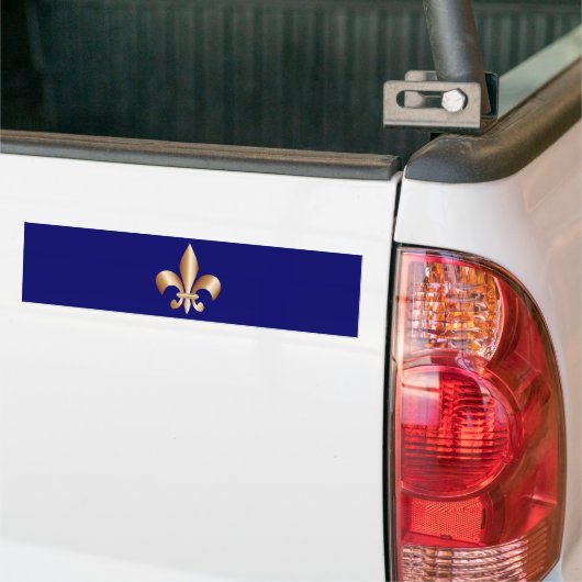 Fleur de lis bumpersticker (Op Truck)