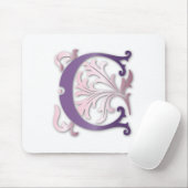 Fleur-de-lis C Monogram Muismat (Met muis)