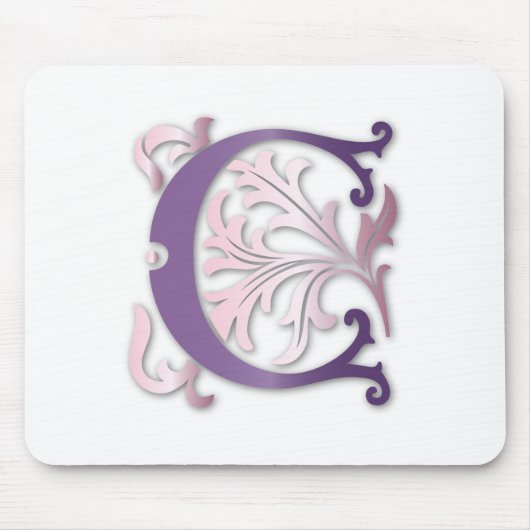 Fleur-de-lis C Monogram Muismat (Voorkant)