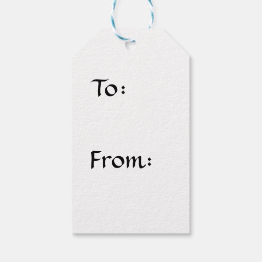 Fleur-de-lis Cadeaulabel (Achterkant)