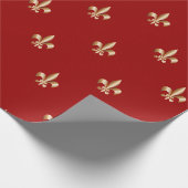 Fleur de lis cadeaupapier (Hoek)