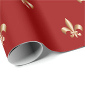 Fleur de lis cadeaupapier (Rol Hoek)