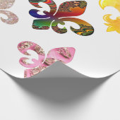 Fleur De Lis Cadeaupapier (Hoek)