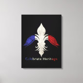 Fleur de Lis Canvas Afdruk (Voorkant)
