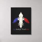 Fleur de Lis Canvas Afdruk (Voorkant)