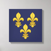 Fleur-de-lis Canvas Afdruk (Voorkant)