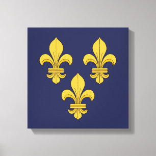 Fleur-de-lis Canvas Afdruk