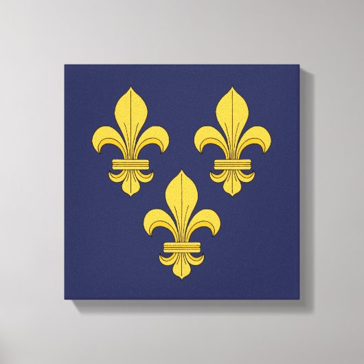 Fleur-de-lis Canvas Afdruk (Voorkant)