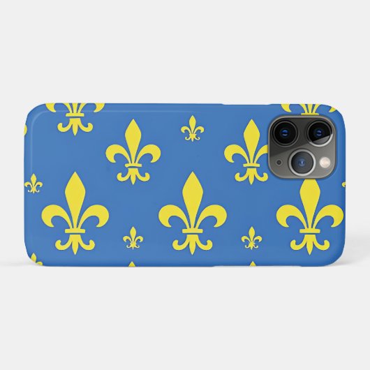 Fleur de Lis Case-Mate iPhone Case (Achterkant (horizontaal))
