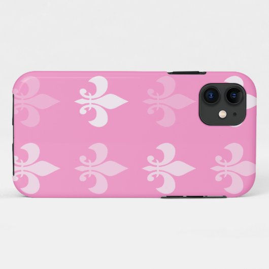 Fleur de lis Case-Mate iPhone case (Achterkant (horizontaal))