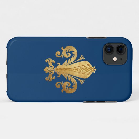 Fleur_de_lis Case-Mate iPhone Case (Achterkant (horizontaal))