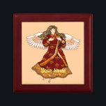 Fleur de lis Christelijke angel Cadeaudoosje<br><div class="desc">Fleur De Lis Angel Sieradendoos, Angel T-shirts en Angel geschenken van ArtMuvz Illustratie. Romantisch Fleur De Lis Angel t-shirt voor mama, papa, kinder, baby. Christelijke Angel verjaardags- en kerstcadeaus, canvas tas, mok, pet. Engelengeschenken zijn een doordachte en betekenisvolle manier om iemand die je geeft een show te geven. Of je...</div>
